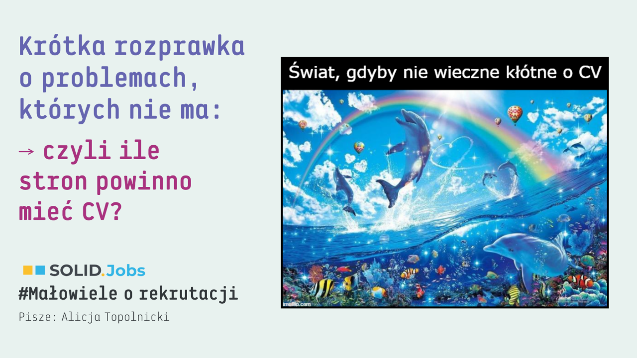 Ile stron powinno mieć CV? Rekruterka IT wyjaśnia